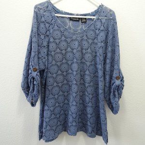 🌵 Frazzle Knit Blouse Top XL